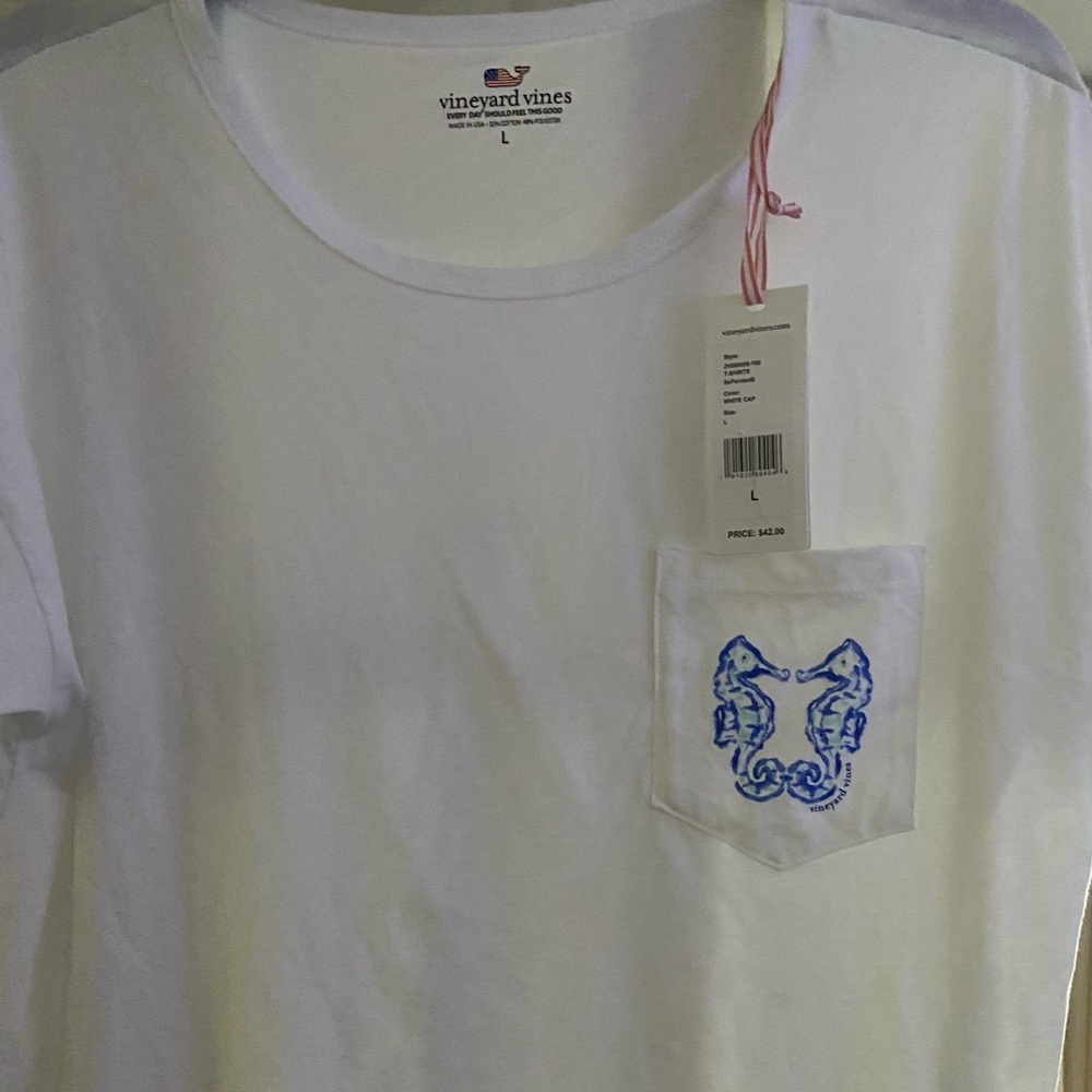 Vineyard Vines szL NWT white ss T-shirt